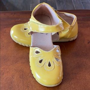 Livie and Luca Mustard Patent Leather